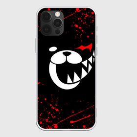 Чехол для iPhone 12 Pro Max с принтом MONOKUMA в Петрозаводске, Силикон |  | anime | bear | black  white | danganronpa | kurokuma | monodam | monokuma | monomi | monotaro | rabbit | school | shirokuma | аниме | главарь | мoноми | монокума | черно белый | школа