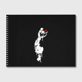 Альбом для рисования с принтом MONOKUMA в Петрозаводске, 100% бумага
 | матовая бумага, плотность 200 мг. | Тематика изображения на принте: anime | bear | black | danganronpa | japan | monokuma | white | аниме | белое | медведь | монокума | черное | япония