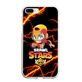 Чехол для iPhone 7Plus/8 Plus матовый с принтом BRAWL STARS MAX в Петрозаводске, Силикон | Область печати: задняя сторона чехла, без боковых панелей | bibi | brawl stars | crow | el brown | leon | leon shark | max | sally leon | shark | stars | акула | биби | ворон | леон | макс