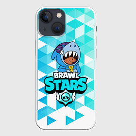 Чехол для iPhone 13 mini с принтом BRAWL STARS LEON SHARK в Петрозаводске,  |  | 8 bit | bibi | brawl stars | brock | bull | crow | dinomike | el primo | leon | mobile game | nita | poko | ricochet | stars | tara | бравл старс | ворон | леон | мобильные игры