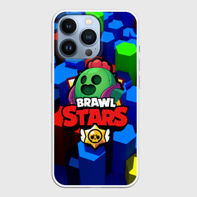 Чехол для iPhone 13 Pro с принтом BRAWL STARS SPIKE в Петрозаводске,  |  | 8 bit | bibi | brawl stars | brock | bull | crow | dinomike | el primo | leon | mobile game | nita | poko | ricochet | stars | tara | бравл старс | ворон | леон | мобильные игры