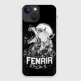 Чехол для iPhone 13 mini с принтом Fenrir в Петрозаводске,  |  | fenrir | viking | vikings | викинг | викинги | волк | мех | мифология. русь | оскал | скандинавы | славяне | собака | фенрир | шерсть | язычник