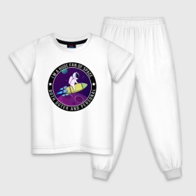 Детская пижама хлопок с принтом Space в Петрозаводске, 100% хлопок |  брюки и футболка прямого кроя, без карманов, на брюках мягкая резинка на поясе и по низу штанин
 | nasa | science | астронавт | астрономия | венера | земля | космонавт | космос | наука | научный | планеты | юпитер