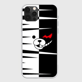 Чехол для iPhone 12 Pro Max с принтом monokuma в Петрозаводске, Силикон |  | danganronpa | monokuma | trigger happy havoc | аниме | игрушка | манга | медведь | монокума | монохром | мягкая игрушка робот | робот