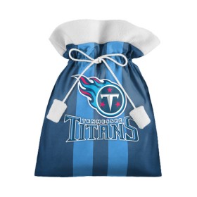 Подарочный 3D мешок с принтом Tennessee Titans в Петрозаводске, 100% полиэстер | Размер: 29*39 см | Тематика изображения на принте: tennessee titans | американский футбол | мяч | теннесси тайтенс | футбол