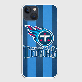 Чехол для iPhone 13 с принтом Tennessee Titans в Петрозаводске,  |  | tennessee titans | американский футбол | мяч | теннесси тайтенс | футбол
