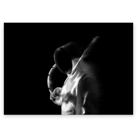 Поздравительная открытка с принтом Fencer в Петрозаводске, 100% бумага | плотность бумаги 280 г/м2, матовая, на обратной стороне линовка и место для марки
 | fencer | fencing | артистическое фехтование | боевое фехтование | историческое фехтование | спорт | спортивное фехтование | сценическое фехтование | фехтовальщик | фехтование