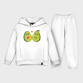 Детский костюм хлопок Oversize с принтом Авокадо парное в Петрозаводске,  |  | animal | avocado | heart | like | likee | авокадо | животные | лайк | лайки