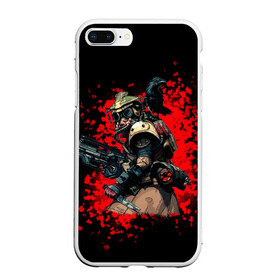 Чехол для iPhone 7Plus/8 Plus матовый с принтом Bloodhound 3D (Black) в Петрозаводске, Силикон | Область печати: задняя сторона чехла, без боковых панелей | action | apex | apex legends | blood | bloodhound | cyber | dark | ea | electrinic arts | legends | апекс | апекс легенд | арех | игры | киберспорт | кровь | следопыт | техноследопыт | экшн | экшон