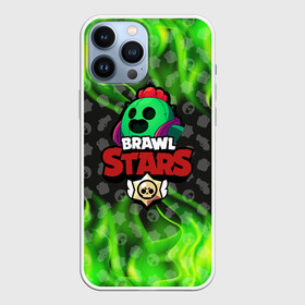 Чехол для iPhone 13 Pro Max с принтом BRAWL STARS SPIKE. в Петрозаводске,  |  | Тематика изображения на принте: 8 bit | bibi | brawl stars | brock | bull | crow | dinomike | el primo | leon | mobile game | nita | poko | ricochet | stars | tara | бравл старс | ворон | леон | мобильные игры