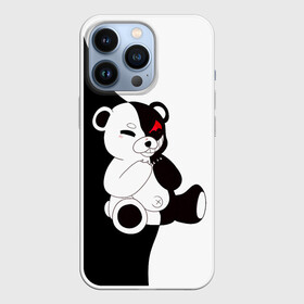 Чехол для iPhone 13 Pro с принтом MONOKUMA сидит в Петрозаводске,  |  | danganronpa | eye | monokuma | аватар | антагонист | глаз | игрушка | медведь | монокума | мягкая | панда | робот