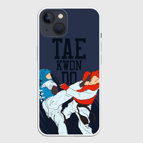 Чехол для iPhone 13 с принтом Taekwondo в Петрозаводске,  |  | Тематика изображения на принте: taekwondo | восточные единоборства | единоборства | теквондо | тхэквондо | тэквондо