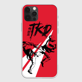 Чехол для iPhone 12 Pro с принтом Taekwondo в Петрозаводске, силикон | область печати: задняя сторона чехла, без боковых панелей | taekwondo | восточные единоборства | единоборства | теквондо | тхэквондо | тэквондо