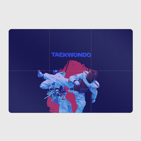 Магнитный плакат 3Х2 с принтом Taekwondo в Петрозаводске, Полимерный материал с магнитным слоем | 6 деталей размером 9*9 см | Тематика изображения на принте: taekwondo | восточные единоборства | единоборства | теквондо | тхэквондо | тэквондо
