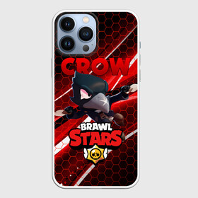 Чехол для iPhone 13 Pro Max с принтом BRAWL STARS CROW в Петрозаводске,  |  | Тематика изображения на принте: bibi | brawl stars | crow | el brown | leon | leon shark | max | sally leon | shark | stars | акула | биби | ворон | леон