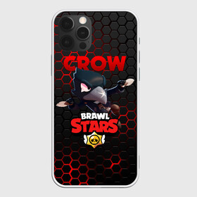 Чехол для iPhone 12 Pro с принтом BRAWL STARS CROW | ВОРОН в Петрозаводске, силикон | область печати: задняя сторона чехла, без боковых панелей | bibi | brawl stars | crow | el brown | leon | leon shark | max | sally leon | shark | stars | акула | биби | ворон | леон