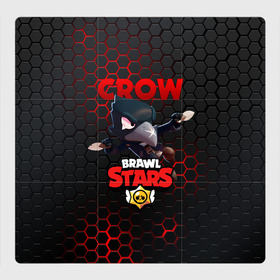 Магнитный плакат 3Х3 с принтом BRAWL STARS CROW | ВОРОН в Петрозаводске, Полимерный материал с магнитным слоем | 9 деталей размером 9*9 см | bibi | brawl stars | crow | el brown | leon | leon shark | max | sally leon | shark | stars | акула | биби | ворон | леон