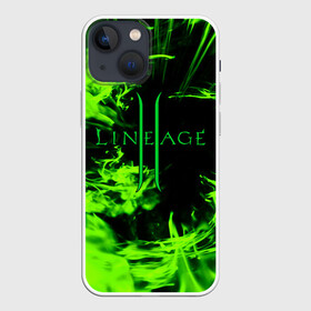 Чехол для iPhone 13 mini с принтом LINEAGE 2. в Петрозаводске,  |  | armor | characters | erak note | kim sung hwan | lineage | lineage 2 | lineage antharas | lineage eternal | minimalism | shield | twilight resistance | warrior | персонажи