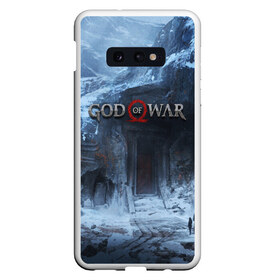 Чехол для Samsung S10E с принтом GOD OF WAR в Петрозаводске, Силикон | Область печати: задняя сторона чехла, без боковых панелей | atreus | god of war | kratos | playstation | атрей | бог войны | кратос