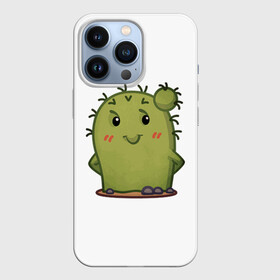Чехол для iPhone 13 Pro с принтом кактус в Петрозаводске,  |  | emoji рисунок | kaktus | кактус | кактусик | смайл | стикер | эмоджи