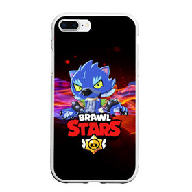 Чехол для iPhone 7Plus/8 Plus матовый с принтом BRAWL STARS LEON в Петрозаводске, Силикон | Область печати: задняя сторона чехла, без боковых панелей | brawl stars | crow | leon | leon shark | leon werewolf | sally leon | shark | stars | werewolf | акула | берли | ворон | леон | леон акула | оборотень | оборотень леон | спайк | эль примо