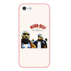 Чехол для iPhone 5/5S матовый с принтом Mobb Deep The Infamous в Петрозаводске, Силикон | Область печати: задняя сторона чехла, без боковых панелей | Тематика изображения на принте: havoc | hip hop | mobb deep | prodigy | rap | the infamous | маб дип | мобб дипп | продиджи