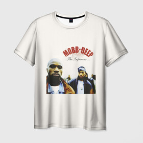 Мужская футболка 3D с принтом Mobb Deep: The Infamous в Петрозаводске, 100% полиэфир | прямой крой, круглый вырез горловины, длина до линии бедер | havoc | hip hop | mobb deep | prodigy | rap | the infamous | маб дип | мобб дипп | продиджи