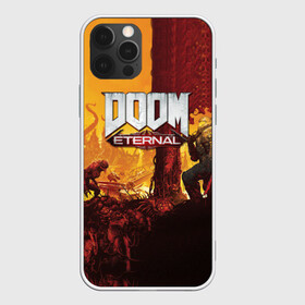 Чехол для iPhone 12 Pro с принтом DOOM eternal 2020 в Петрозаводске, силикон | область печати: задняя сторона чехла, без боковых панелей | 2020 | dom | doom | eternal | fortnite | pubg | дом | дум | дуум | пабг | пубг | фортнайт