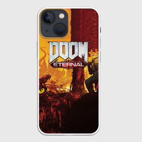 Чехол для iPhone 13 mini с принтом DOOM eternal 2020 в Петрозаводске,  |  | 2020 | dom | doom | eternal | fortnite | pubg | дом | дум | дуум | пабг | пубг | фортнайт