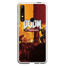 Чехол для Honor P Smart Z с принтом DOOM eternal 2020 в Петрозаводске, Силикон | Область печати: задняя сторона чехла, без боковых панелей | 2020 | dom | doom | eternal | fortnite | pubg | дом | дум | дуум | пабг | пубг | фортнайт