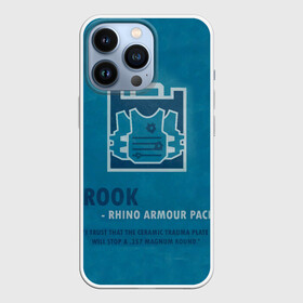 Чехол для iPhone 13 Pro с принтом Rook (R6s) в Петрозаводске,  |  | art | game | gign | logo | rainbow | rook | shooter | siege | six | ubisoft | арт | игра | игры | компьютерные | лого | оперативник | осада | персонаж | радуга 6 | рук | шутер