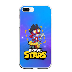 Чехол для iPhone 7Plus/8 Plus матовый с принтом Brawl Stars Carl в Петрозаводске, Силикон | Область печати: задняя сторона чехла, без боковых панелей | bo | brawl | brock | bull | colt | dynamike | elprimo | jessie | leon | moba | nita | shelly | stars | бо | брок | булл | джесси | динамайк | кольт | леон | нита | шелли | эльпримо