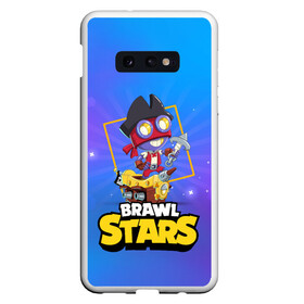 Чехол для Samsung S10E с принтом Brawl Stars Carl в Петрозаводске, Силикон | Область печати: задняя сторона чехла, без боковых панелей | bo | brawl | brock | bull | colt | dynamike | elprimo | jessie | leon | moba | nita | shelly | stars | бо | брок | булл | джесси | динамайк | кольт | леон | нита | шелли | эльпримо