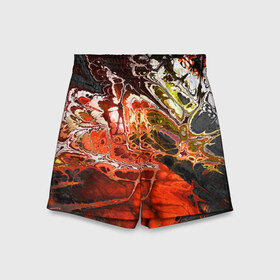 Детские спортивные шорты 3D с принтом Nu abstracts art в Петрозаводске,  100% полиэстер
 | пояс оформлен широкой мягкой резинкой, ткань тянется
 | abstract | art | digital | horror | абстракция | арт | фрактал | хоррор | цифровой