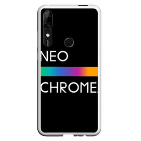 Чехол для Honor P Smart Z с принтом NEO CHROME в Петрозаводске, Силикон | Область печати: задняя сторона чехла, без боковых панелей | Тематика изображения на принте: rgb | контрастный | круг | металл | мудрость | мысль | надпись | палитра | радуга | радужный | символ | сфера | текст | фраза | цветной | яркий