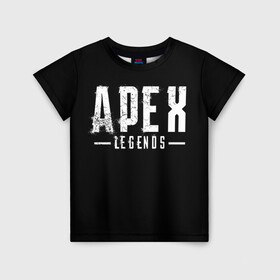 Детская футболка 3D с принтом Apex Legends в Петрозаводске, 100% гипоаллергенный полиэфир | прямой крой, круглый вырез горловины, длина до линии бедер, чуть спущенное плечо, ткань немного тянется | apex | game | legends | titanfall | апекс | апекс легендс | игра | легендс | шутер