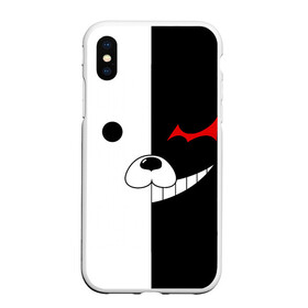 Чехол для iPhone XS Max матовый с принтом Monokuma в Петрозаводске, Силикон | Область печати: задняя сторона чехла, без боковых панелей | anime | character | dangan ronpa | kawai | manga | аниме | анимэ | глаз | данганронпа | двухцветная | директор | злодей | из | изображение | кавай | крутой | лицо | манга | медведь | милый | мишка | на груди | необычный | нос