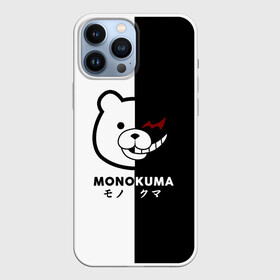 Чехол для iPhone 13 Pro Max с принтом _Monokuma_ в Петрозаводске,  |  | anime | character | dangan ronpa | kawai | manga | аниме | анимэ | глаз | данганронпа | двухцветная | директор | злодей | из | изображение | кавай | крутой | лицо | манга | медведь | милый | мишка | на груди | необычный | нос