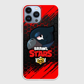 Чехол для iPhone 13 Pro Max с принтом BRAWL STARS CROW в Петрозаводске,  |  | Тематика изображения на принте: bibi | brawl stars | crow | el brown | leon | leon shark | max | sally leon | shark | stars | акула | биби | ворон | леон