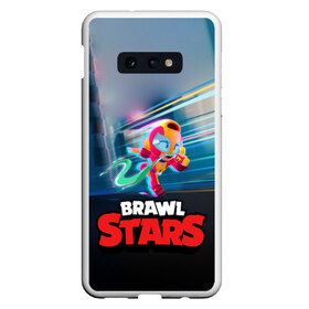 Чехол для Samsung S10E с принтом Brawl Stars Max в Петрозаводске, Силикон | Область печати: задняя сторона чехла, без боковых панелей | bo | brawl | brock | bull | colt | dynamike | elprimo | jessie | leon | moba | nita | shelly | stars | бо | брок | булл | джесси | динамайк | кольт | леон | нита | шелли | эльпримо