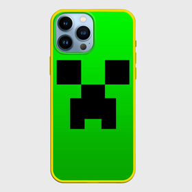 Чехол для iPhone 13 Pro Max с принтом MINECRAFT CREEPER | КРИПЕР в Петрозаводске,  |  | Тематика изображения на принте: block | criper | cube | minecraft | pixel | блок | геометрия | крафт | крипер | кубики | майнкрафт | пиксели