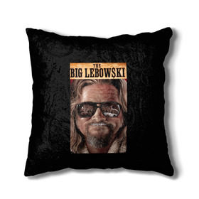 Подушка 3D с принтом The Big Lebowski в Петрозаводске, наволочка – 100% полиэстер, наполнитель – холлофайбер (легкий наполнитель, не вызывает аллергию). | состоит из подушки и наволочки. Наволочка на молнии, легко снимается для стирки | big | lebowski | the | большой | кинофильм | лебовски