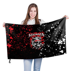 Флаг 3D с принтом Stigmata | Стигмата (Z) в Петрозаводске, 100% полиэстер | плотность ткани — 95 г/м2, размер — 67 х 109 см. Принт наносится с одной стороны | music | rock | stigmata | альтернатива | музыка | рок | стигмата | тарас уманскии