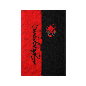 Обложка для паспорта матовая кожа с принтом CYBERPUNK 2077 | КИБЕРПАНК (Z) в Петрозаводске, натуральная матовая кожа | размер 19,3 х 13,7 см; прозрачные пластиковые крепления | cd project red | cyberpunk 2077 | keanu reeves | samurai | киану ривз | киберпанк 2077 | самураи