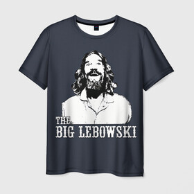 Мужская футболка 3D с принтом The Big Lebowski в Петрозаводске, 100% полиэфир | прямой крой, круглый вырез горловины, длина до линии бедер | dude | film | бриджес | герой | джефф | джеффри | дюдя | комедия | лебовски | персонаж | фильм | чувак