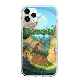 Чехол для iPhone 11 Pro матовый с принтом Terraria в Петрозаводске, Силикон |  | minecraft | terraria | инди игры | майнкрафт | террария