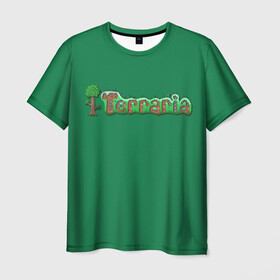 Мужская футболка 3D с принтом Terraria в Петрозаводске, 100% полиэфир | прямой крой, круглый вырез горловины, длина до линии бедер | 8 | bit | boss | bosses | game | lord | minecraft | moon | pixel | terraria | the | игра | майнкрафт | пиксели | пиксель | тераррия