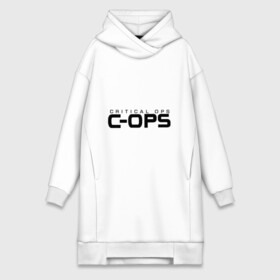 Платье-худи хлопок с принтом CRITICAL OPS (C OPS). в Петрозаводске,  |  | c ops | critical ops | cs go | esport | fbi | free fire | game | ops | swat | игра | к опс | киберспорт | критикал | критикал опс | критические операции | опс | сват | фбр | экшен