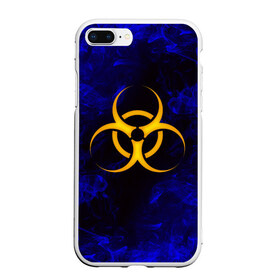 Чехол для iPhone 7Plus/8 Plus матовый с принтом BIOHAZARD в Петрозаводске, Силикон | Область печати: задняя сторона чехла, без боковых панелей | biohazard | radiation | re | re3 | residenr evil | toxic | virusвирус | world war z | биохазард | обитель зла | радиация | токсик | эпидемия