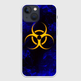 Чехол для iPhone 13 mini с принтом BIOHAZARD в Петрозаводске,  |  | biohazard | radiation | re | re3 | residenr evil | toxic | virusвирус | world war z | биохазард | обитель зла | радиация | токсик | эпидемия